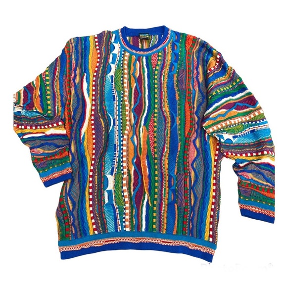 Emaroo Australia Other - EMAROO Australia 3D Multicolor Abstract Sweater Vintage 90s Streetwear